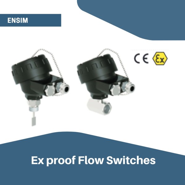 Ensim Dx-EFS Flow Switches explosion proof