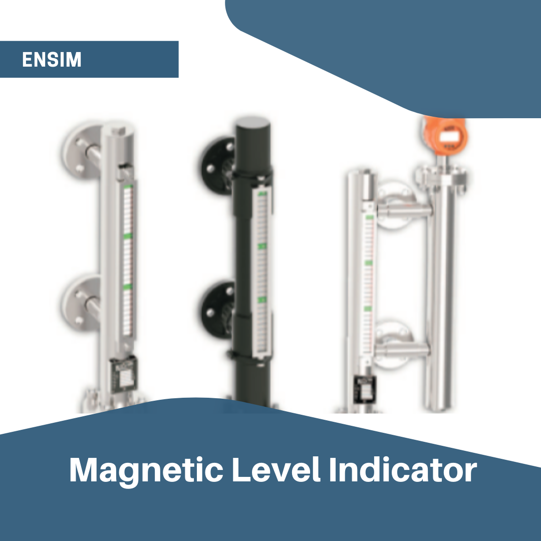 Ensim Magnetic level bypass indicator float flaps indicating rail 