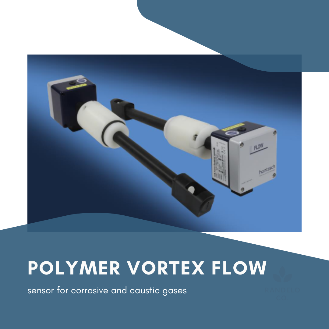 Hoentzsch Polymer Vortex Flow Measurement for corrosive and caustic gases