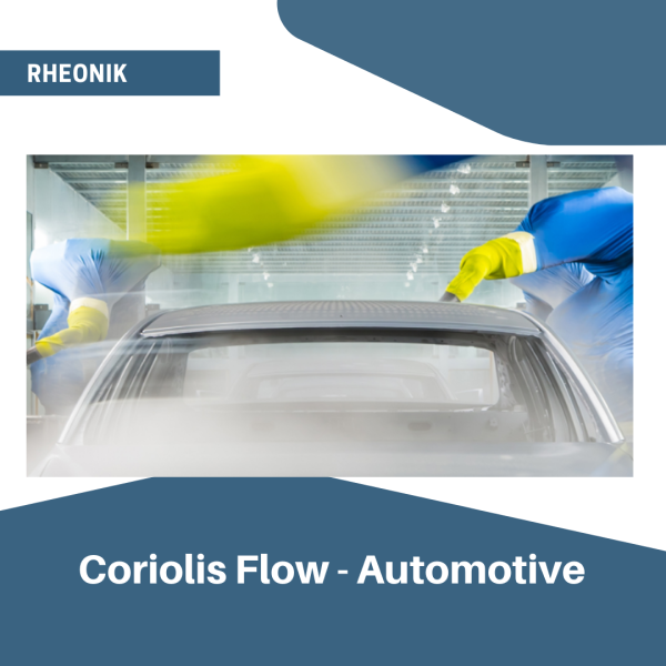 Rheonik Coriolis Mass Flow Plastic - Automotive Applications