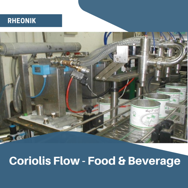 Rheonik Coriolis Mass Flow Food & Beverage Applications
