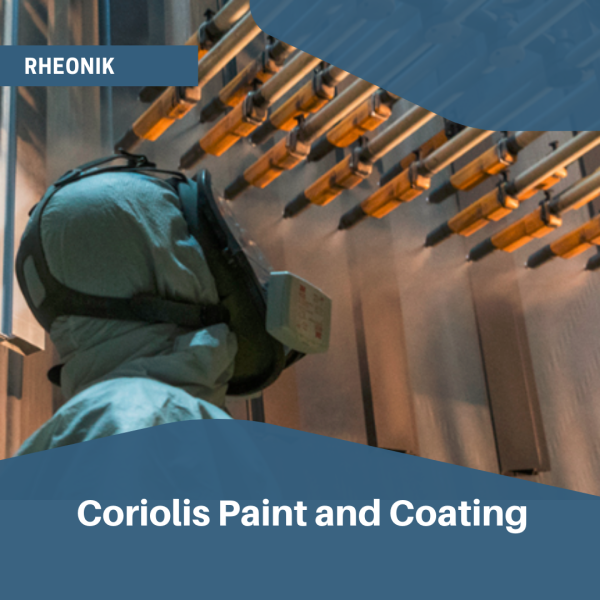 Rheonik Coriolis Mass Flow Paint and Coating applications
