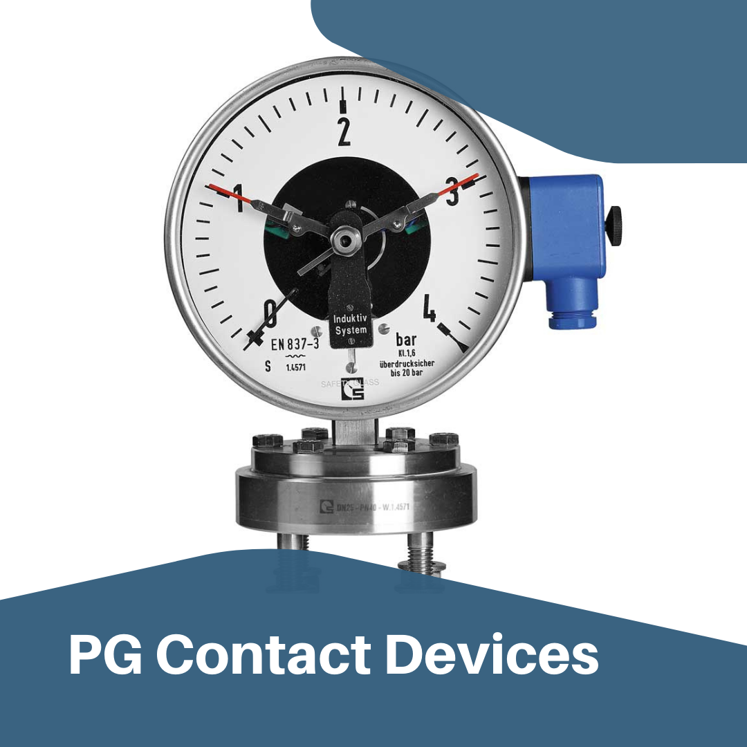 Schmierer Pressure Gauge with Contact device RU100 V136