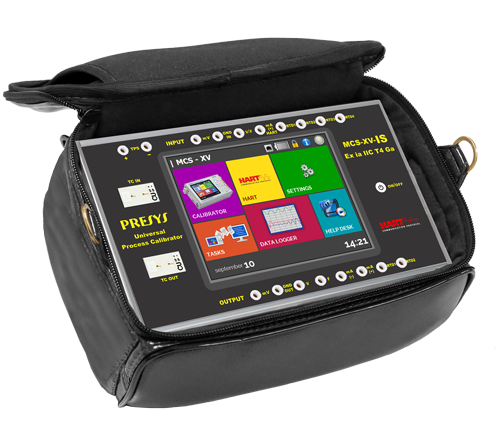 Presys MCX XV IS multipurpose, multifunction function calibrator, explosion proof