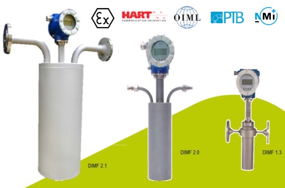 DIMF density and concentration measurement for liquid, oils, aggressive media, beverage