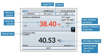 touchpad Presys Temperature Dry Bath Calibrator TA