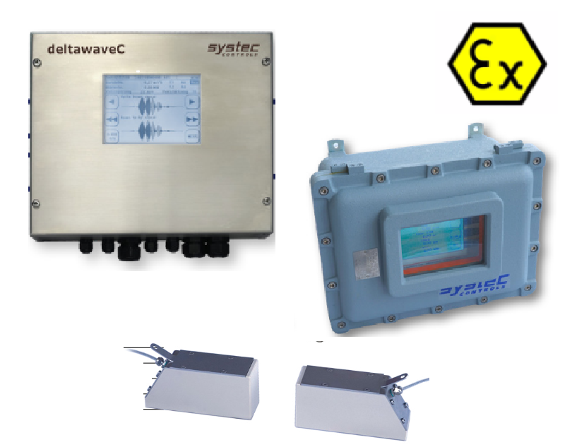 Deltawave CF clamp on from Systec, fixed, explosion proof Deltawave C-F permanently mounted, explosion proof